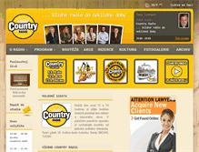 Tablet Screenshot of countryradio.cz